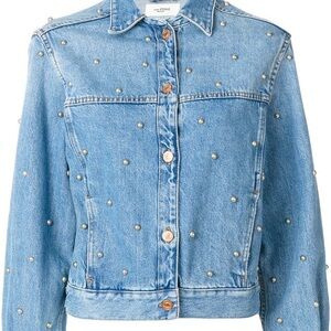 Isabel Marant Toile Studded Coften Denim Jacket